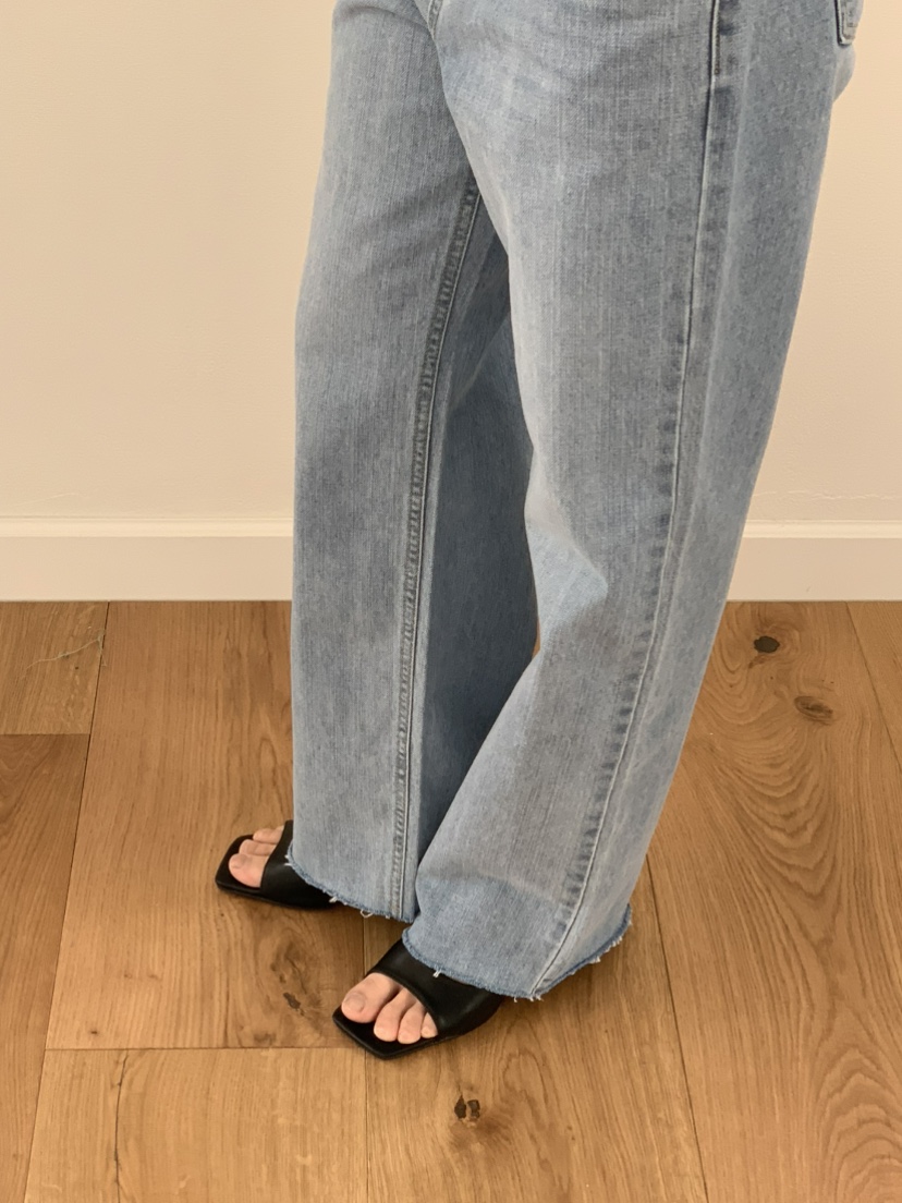 KERRY韓國直郵女士新品時尚26春夏職業推薦休閑真品牛仔褲KERRY牛仔褲