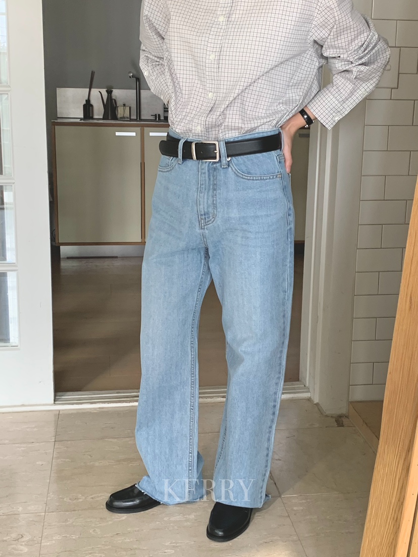 KERRY韓國直郵女士新品時尚26春夏職業推薦休閑真品牛仔褲KERRY牛仔褲