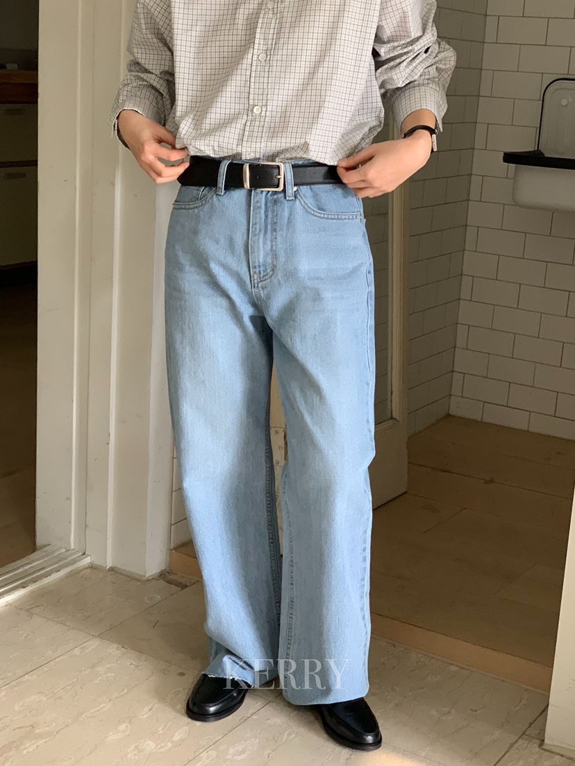 KERRY韓國直郵女士新品時尚26春夏職業推薦休閑真品牛仔褲KERRY牛仔褲