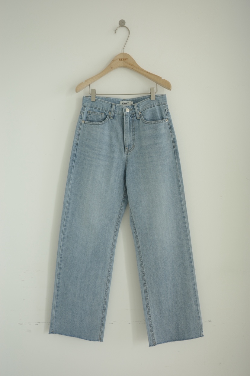 KERRY韓國直郵女士新品時尚26春夏職業推薦休閑真品牛仔褲KERRY牛仔褲圖色1