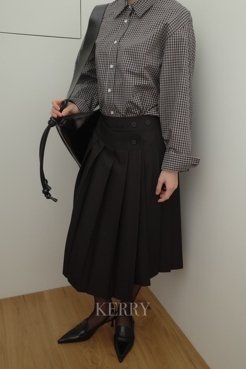 KERRY東大門代購女裝新款推薦真品時尚職業26春夏半身裙中短裙KERRY半身裙/中短裙