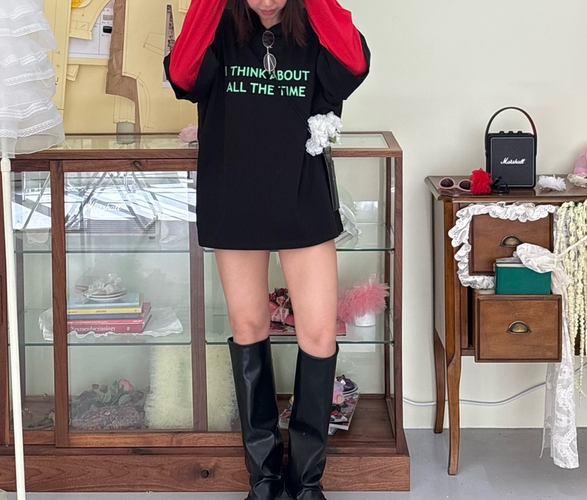 PLATFORM-L東大門直郵女士新品職業推薦熱賣時尚長袖T恤PLATFORM長袖T恤