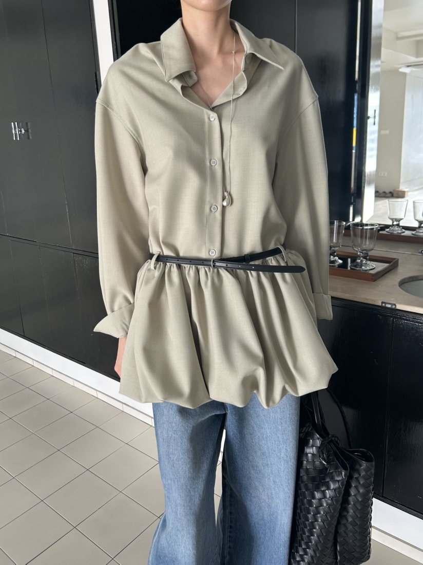 ME MO韓國直郵女裝新品時尚休閑推薦職業連衣裙不含腰帶ME MO連衣裙圖色1