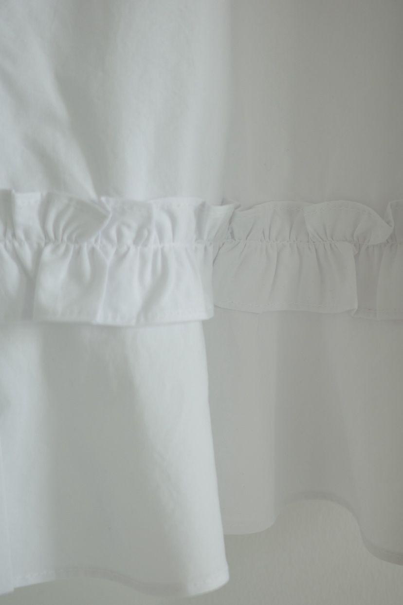 KERRY東大門代購女裝新款熱賣26春夏真品襯衫蕾絲衫荷葉邊KERRY襯衫/蕾絲衫