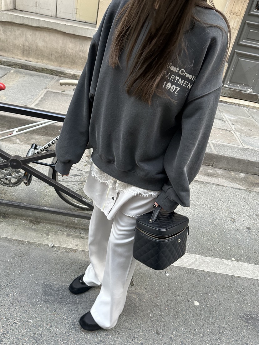 BOWIE東大門實拍女裝新款26春夏職業休閑熱賣推薦時尚衛衣BOWIE衛衣