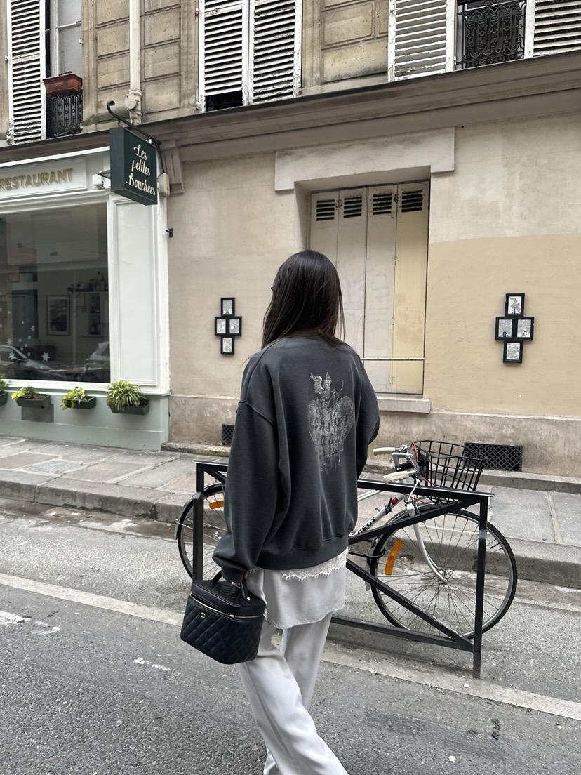 BOWIE東大門實拍女裝新款26春夏職業休閑熱賣推薦時尚衛衣BOWIE衛衣