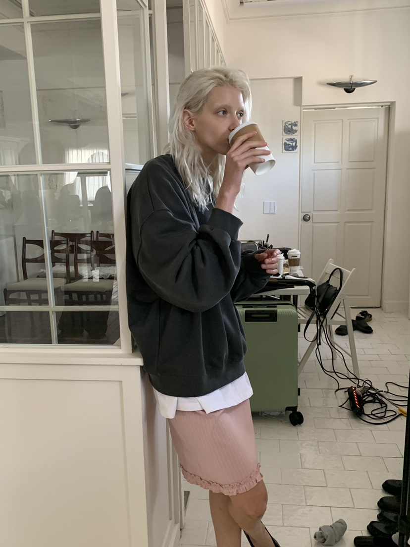 BOWIE東大門實拍女裝新款26春夏職業休閑熱賣推薦時尚衛衣BOWIE衛衣