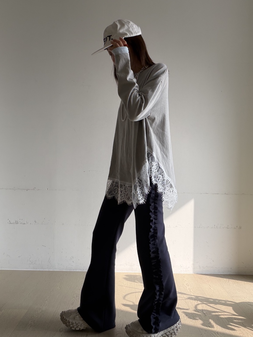 FRANC—L韓國直郵女裝新款真品推薦職業休閑26春夏長袖T恤FRANC長袖T恤