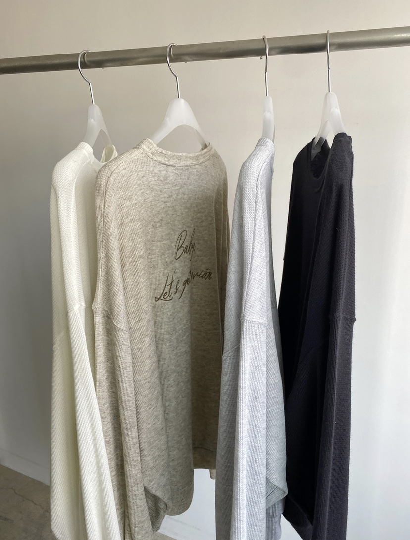 BOWIE東大門實拍女士新款休閑職業26春夏熱賣真品長袖T恤BOWIE長袖T恤