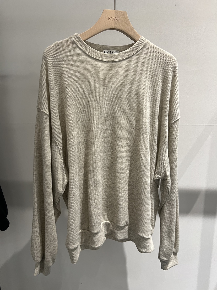 BOWIE東大門實拍女士新款休閑職業26春夏熱賣真品長袖T恤BOWIE長袖T恤圖色3