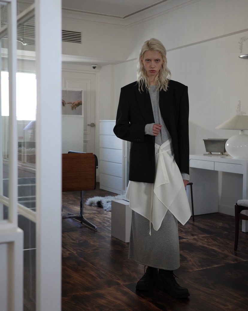 BOWIE東大門實拍女裝新款熱賣26春夏人氣職業推薦短裙裹身裙BOWIE短裙