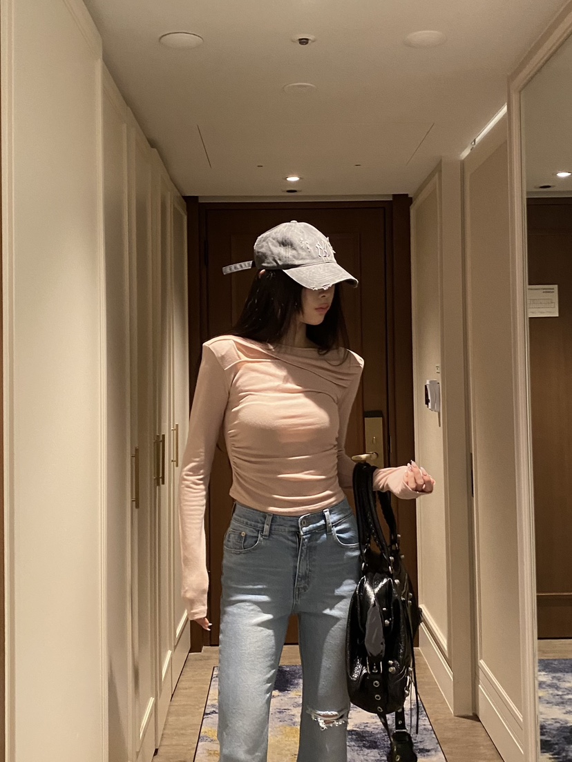 FOUREIGHT韓國直郵女裝新款休閑熱賣推薦時尚職業長袖T恤FOUR EIGHT長袖T恤