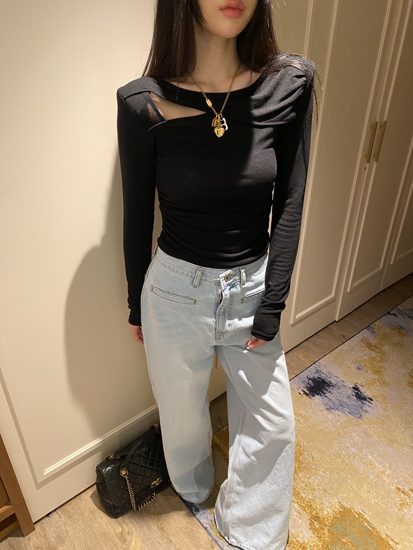 FOUREIGHT韓國直郵女裝新款休閑熱賣推薦時尚職業長袖T恤FOUR EIGHT長袖T恤