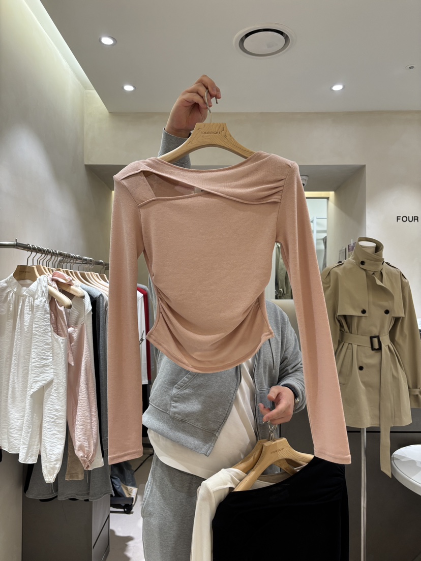 FOUREIGHT韓國直郵女裝新款休閑熱賣推薦時尚職業長袖T恤FOUR EIGHT長袖T恤圖色3