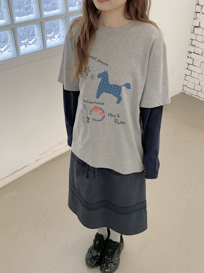 BEFORE SUNRISE東大門直郵女士新品推薦熱賣人氣長袖T恤BEFORE SUNRISE長袖T恤