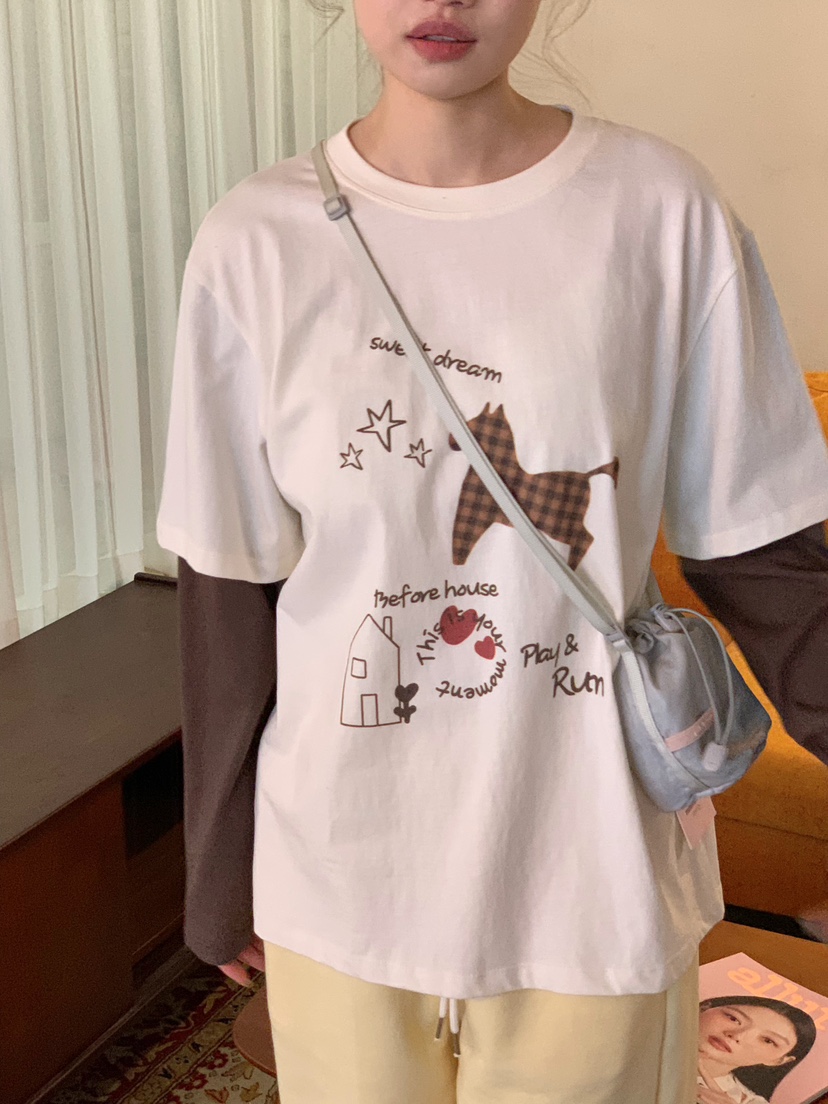 BEFORE SUNRISE東大門直郵女士新品推薦熱賣人氣長袖T恤BEFORE SUNRISE長袖T恤