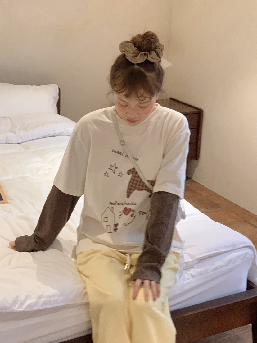 BEFORE SUNRISE東大門直郵女士新品推薦熱賣人氣長袖T恤BEFORE SUNRISE長袖T恤