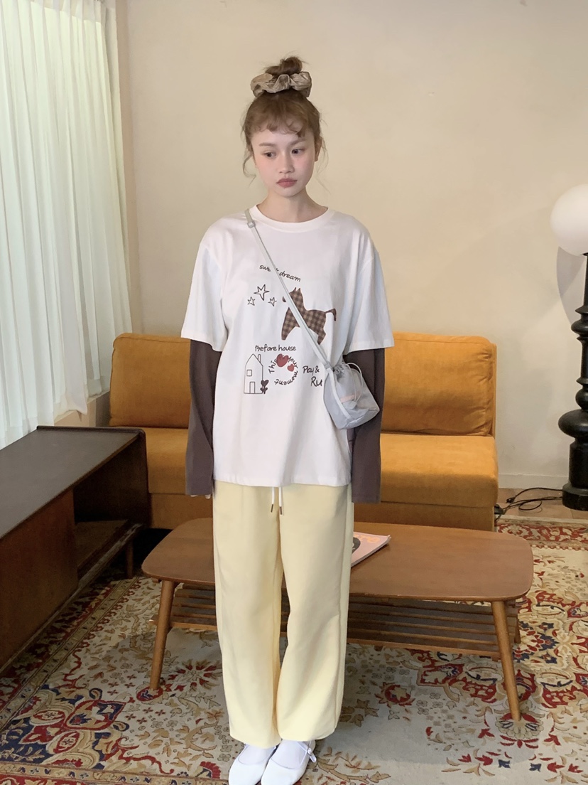 BEFORE SUNRISE東大門直郵女士新品推薦熱賣人氣長袖T恤BEFORE SUNRISE長袖T恤