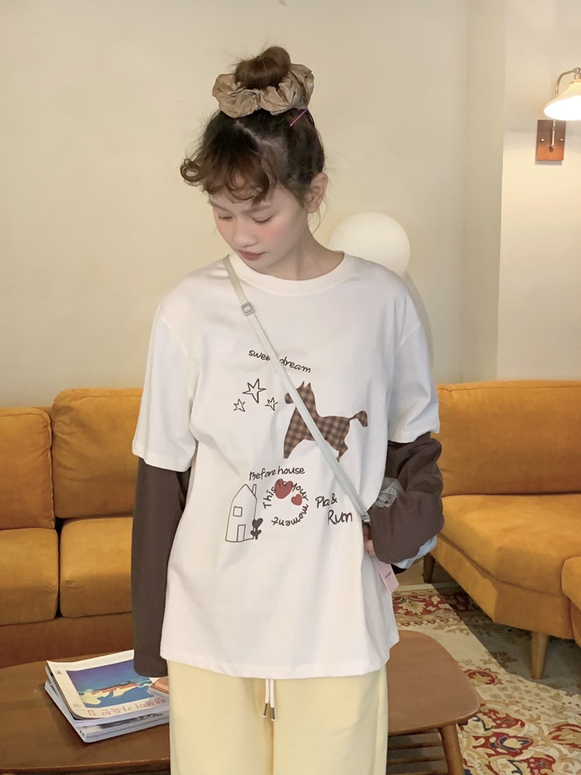 BEFORE SUNRISE東大門直郵女士新品推薦熱賣人氣長袖T恤BEFORE SUNRISE長袖T恤