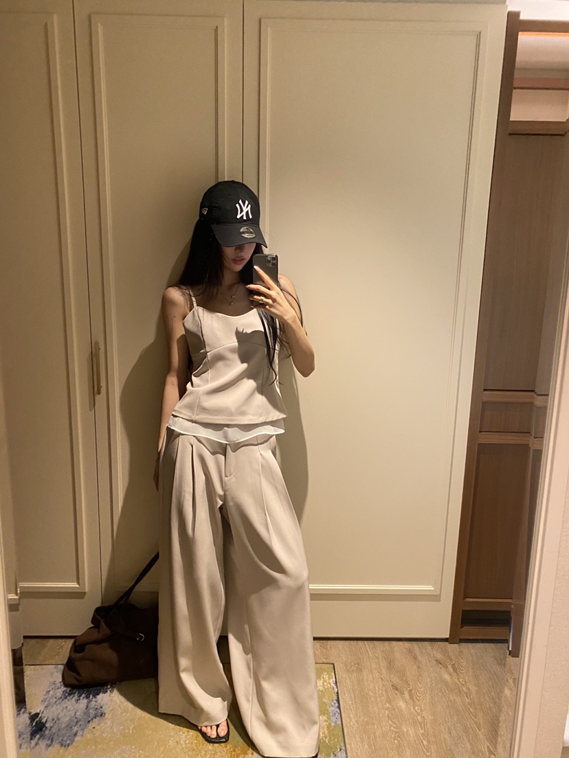 FOUREIGHT東大門實拍女裝新品真品時尚休閑職業26春夏休閑褲FOUR EIGHT休閑褲