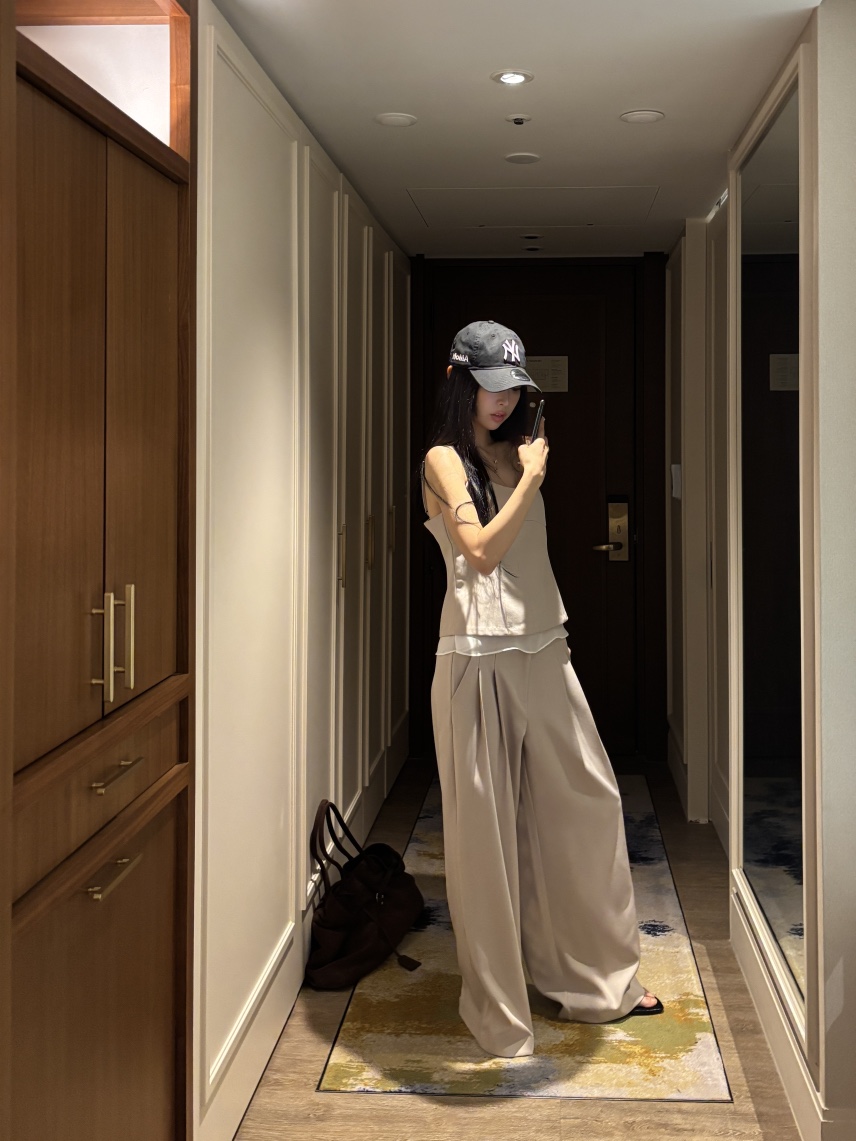 FOUREIGHT東大門實拍女裝新品真品時尚休閑職業26春夏休閑褲FOUR EIGHT休閑褲