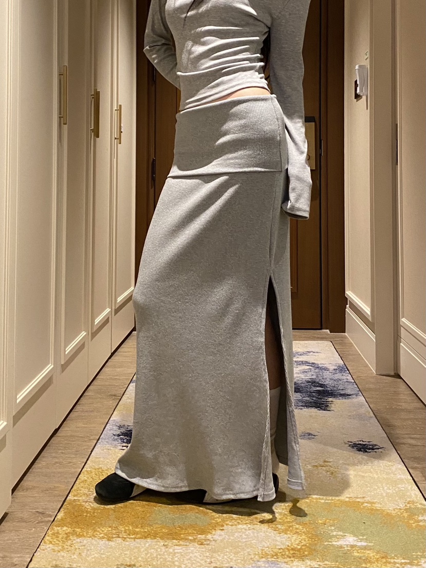 FOUREIGHT東大門實拍女士新款26春夏人氣休閑真品職業長裙FOUR EIGHT長裙