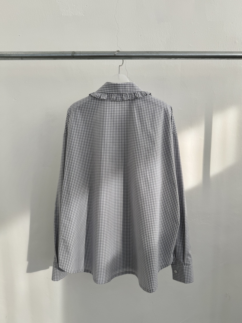 MOSMOS韓國代購女裝新款26春夏真品熱賣職業休閑襯衫蕾絲衫MOSMOS襯衫/蕾絲衫