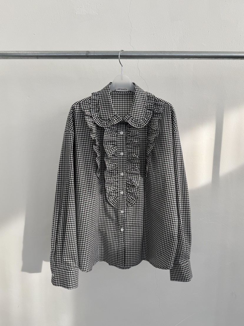 MOSMOS韓國代購女裝新款26春夏真品熱賣職業休閑襯衫蕾絲衫MOSMOS襯衫/蕾絲衫圖色2