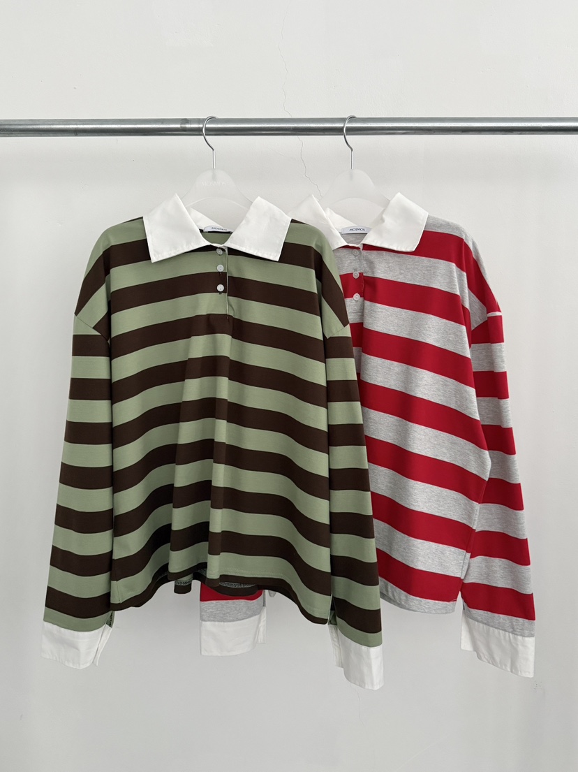 MOSMOS韓國代購女裝新品26春夏真品時尚休閑熱賣職業長袖T恤MOSMOS長袖T恤