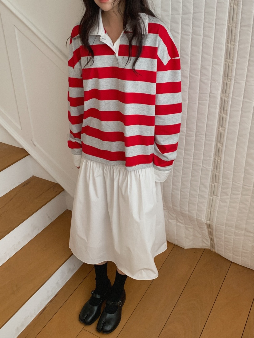 MOSMOS韓國代購女裝新品26春夏真品時尚休閑熱賣職業長袖T恤MOSMOS長袖T恤