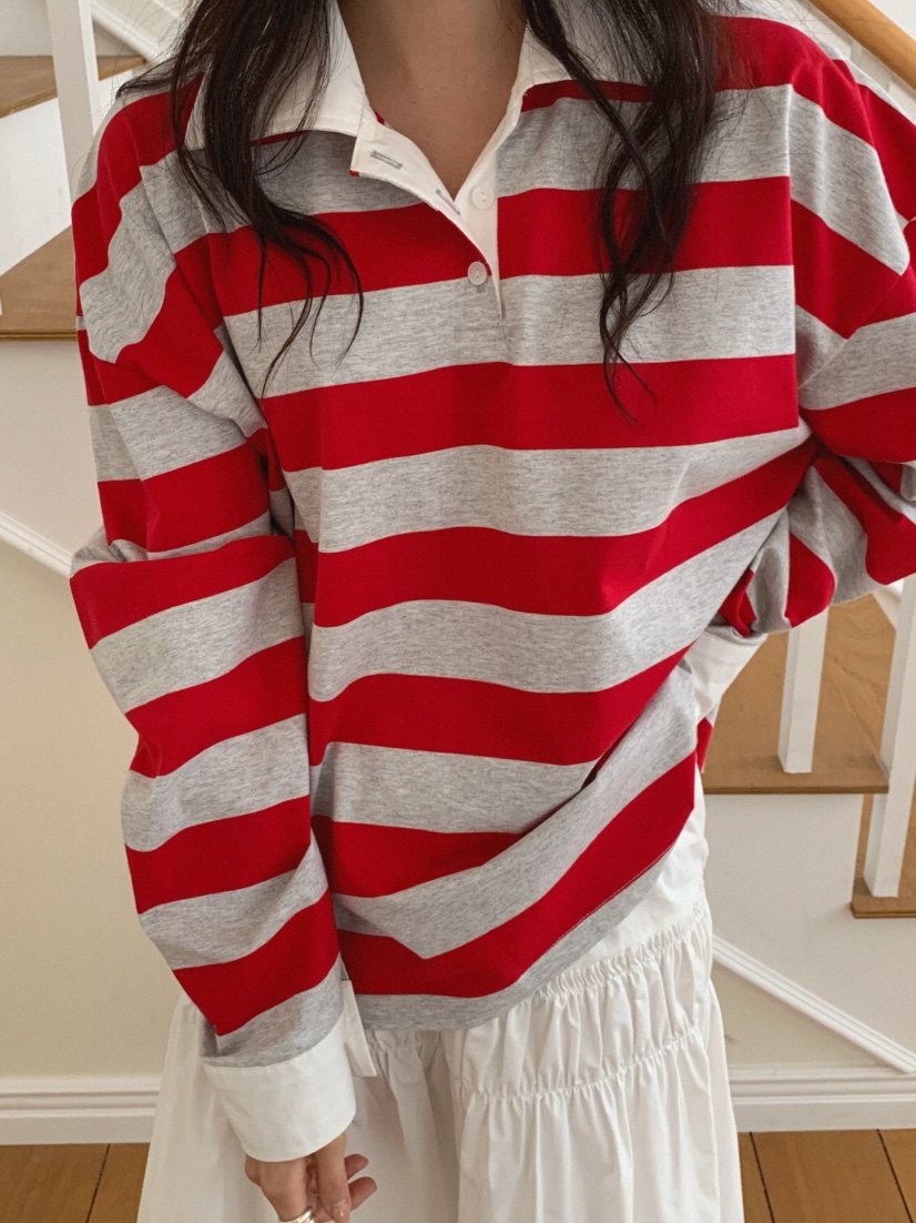 MOSMOS韓國代購女裝新品26春夏真品時尚休閑熱賣職業長袖T恤MOSMOS長袖T恤