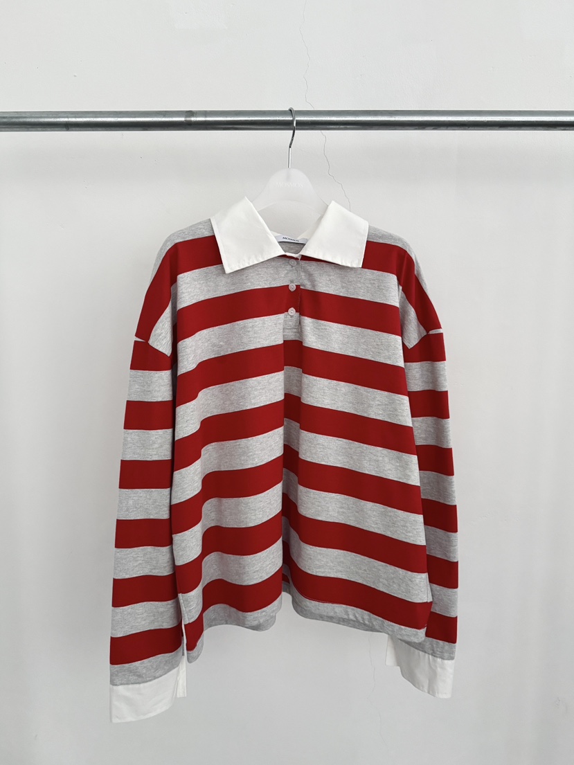 MOSMOS韓國代購女裝新品26春夏真品時尚休閑熱賣職業長袖T恤MOSMOS長袖T恤圖色1