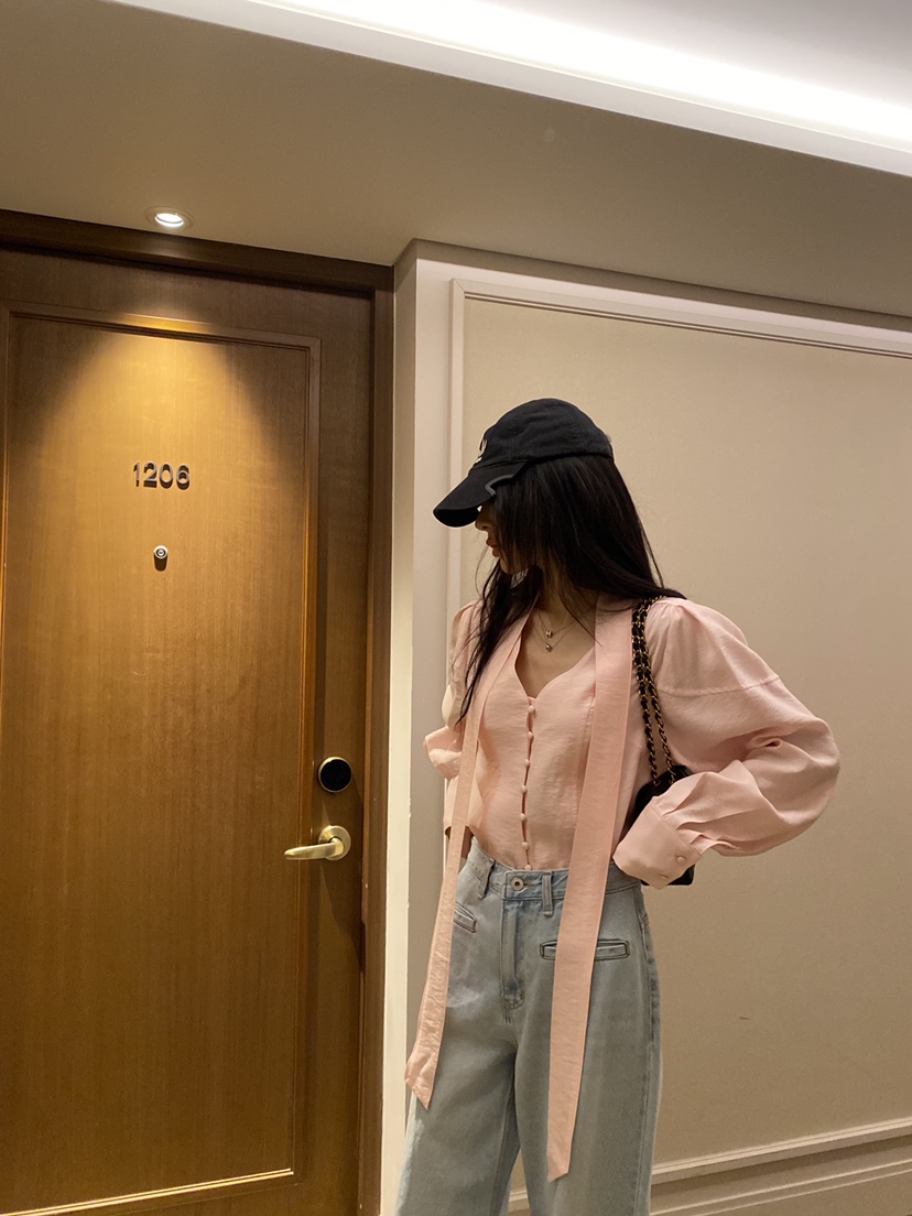 FOUREIGHT韓國直郵女裝新款休閑熱賣時尚26春夏襯衫蕾絲衫FOUR EIGHT襯衫/蕾絲衫