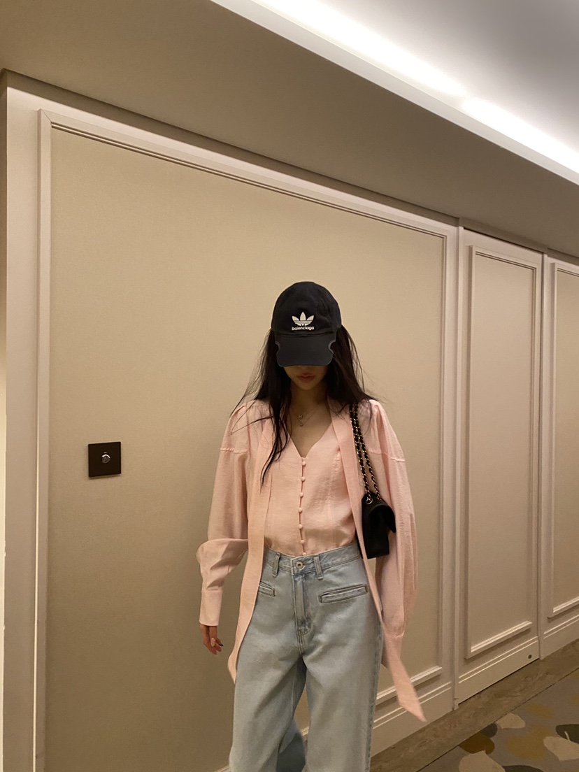 FOUREIGHT韓國直郵女裝新款休閑熱賣時尚26春夏襯衫蕾絲衫FOUR EIGHT襯衫/蕾絲衫