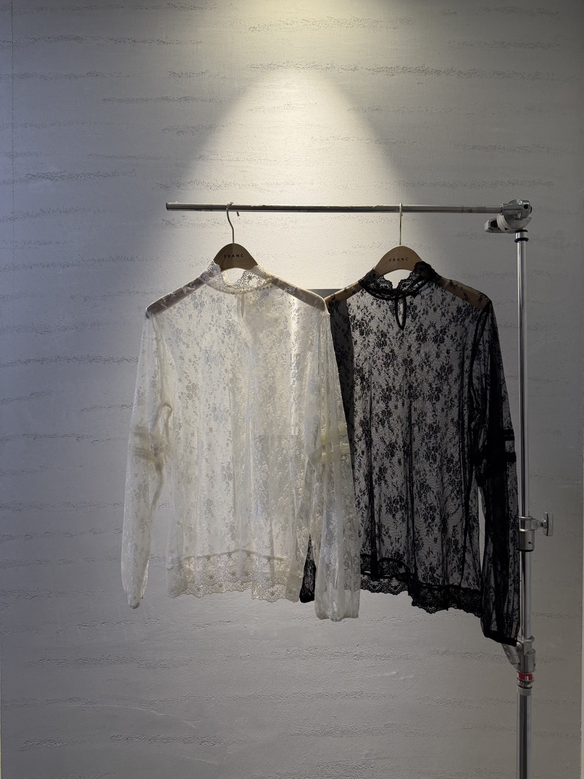 FRANC—L東大門實拍女裝新款26春夏熱賣真品時尚襯衫蕾絲衫FRANC襯衫/蕾絲衫圖色2左二色