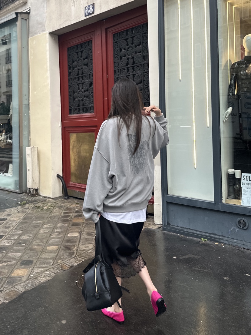 BOWIE東大門代購女士新品熱賣26春夏休閑半身裙中短裙蕾絲BOWIE半身裙/中短裙