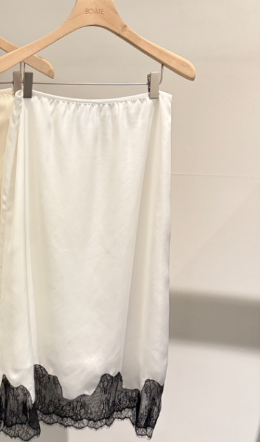 BOWIE東大門代購女士新品熱賣26春夏休閑半身裙中短裙蕾絲BOWIE半身裙/中短裙圖色1