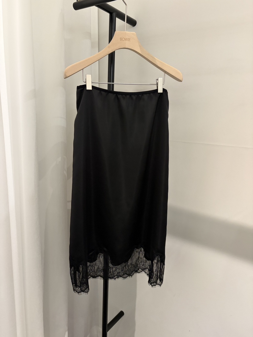 BOWIE東大門代購女士新品熱賣26春夏休閑半身裙中短裙蕾絲BOWIE半身裙/中短裙圖色3