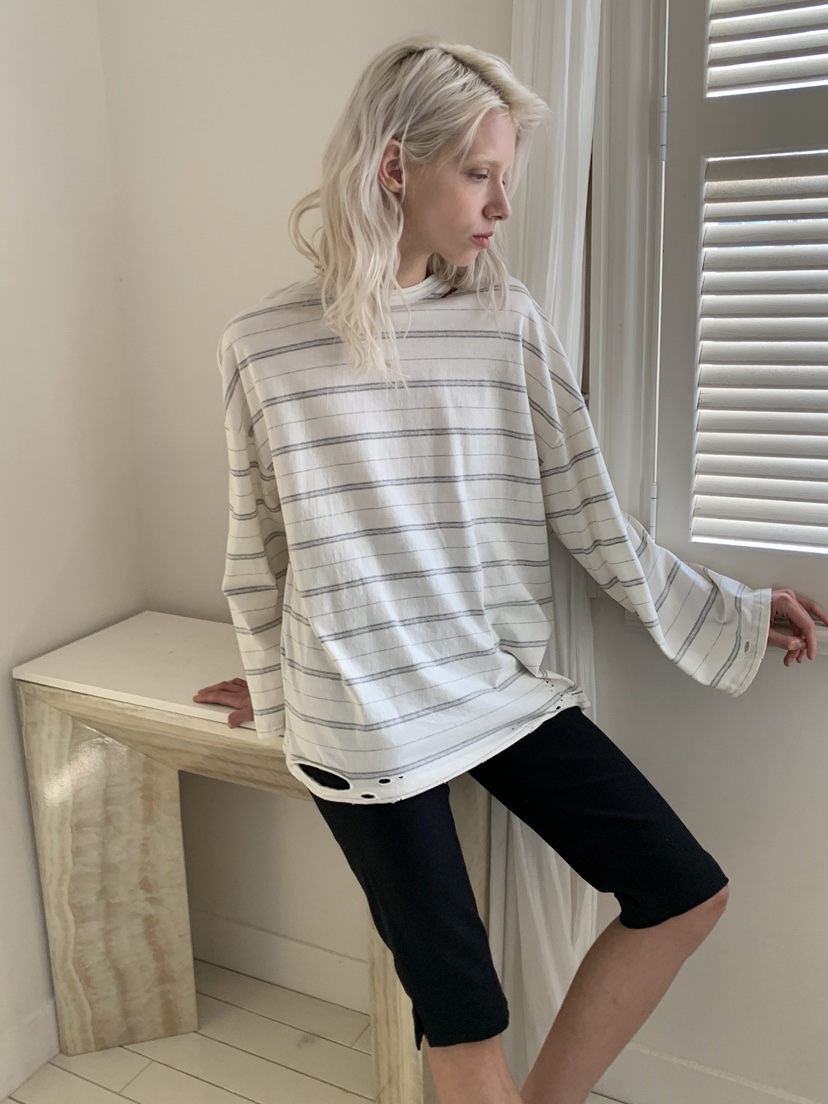 BOWIE韓國直郵女士新品26春夏職業人氣休閑時尚推薦長袖T恤BOWIE長袖T恤