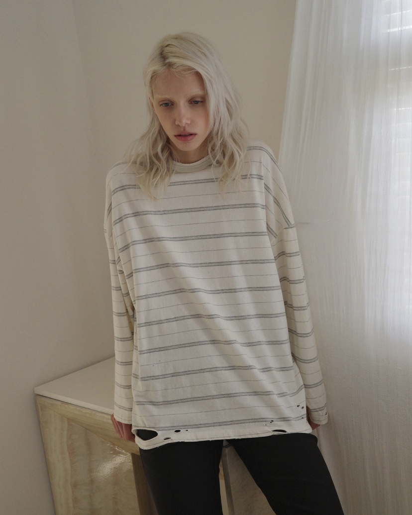 BOWIE韓國直郵女士新品26春夏職業人氣休閑時尚推薦長袖T恤BOWIE長袖T恤