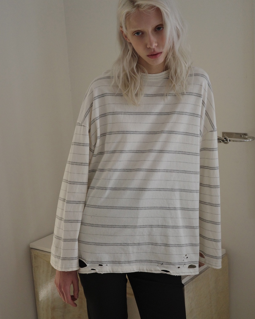 BOWIE韓國直郵女士新品26春夏職業人氣休閑時尚推薦長袖T恤BOWIE長袖T恤