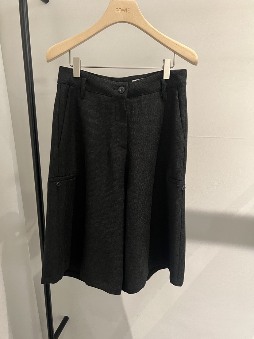 BOWIE韓國代購女士新品休閑26春夏時尚真品人氣短褲粗花呢BOWIE短褲圖色2