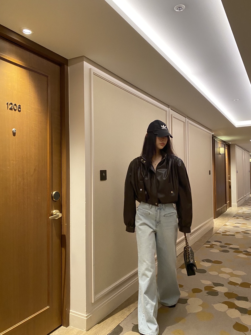 FOUREIGHT東大門代購女士新品熱賣推薦26春夏休閑夾克皮革FOUR EIGHT夾克