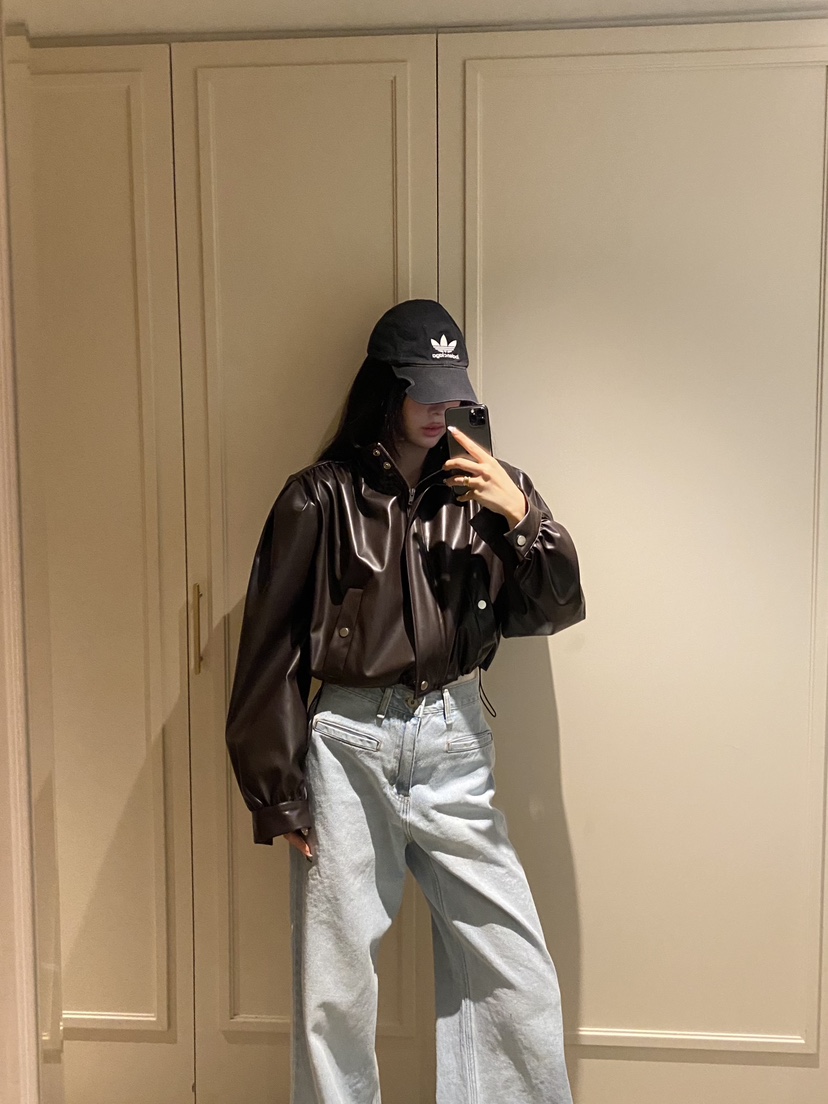 FOUREIGHT東大門代購女士新品熱賣推薦26春夏休閑夾克皮革FOUR EIGHT夾克