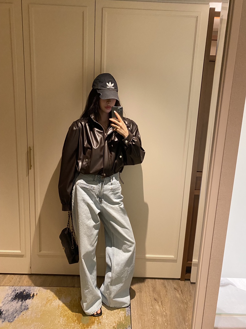 FOUREIGHT東大門代購女士新品熱賣推薦26春夏休閑夾克皮革FOUR EIGHT夾克