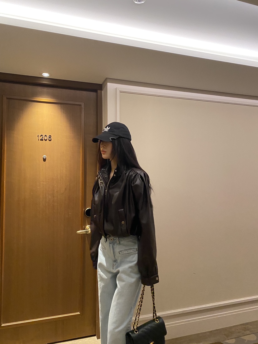 FOUREIGHT東大門代購女士新品熱賣推薦26春夏休閑夾克皮革FOUR EIGHT夾克