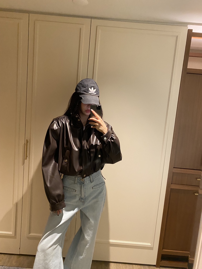 FOUREIGHT東大門代購女士新品熱賣推薦26春夏休閑夾克皮革FOUR EIGHT夾克