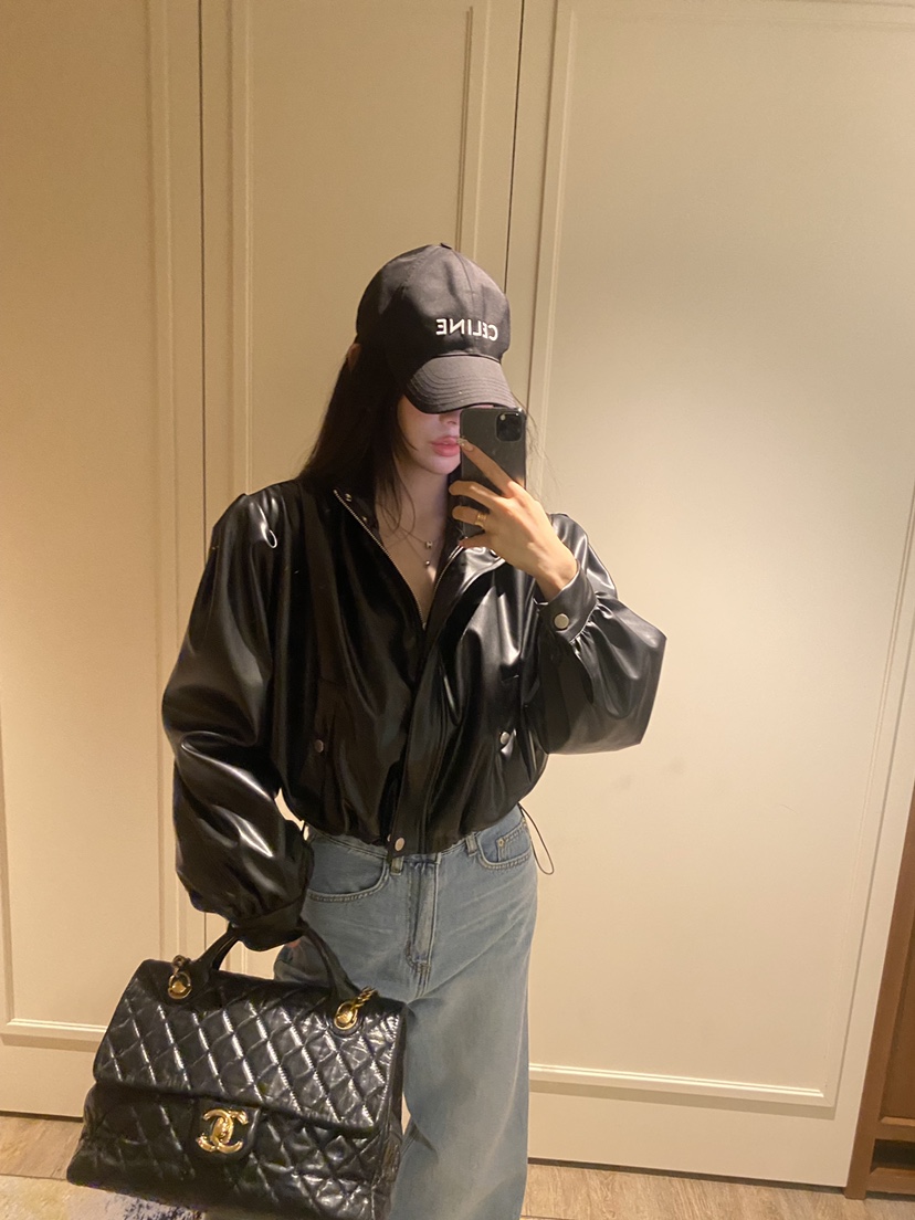 FOUREIGHT東大門代購女士新品熱賣推薦26春夏休閑夾克皮革FOUR EIGHT夾克