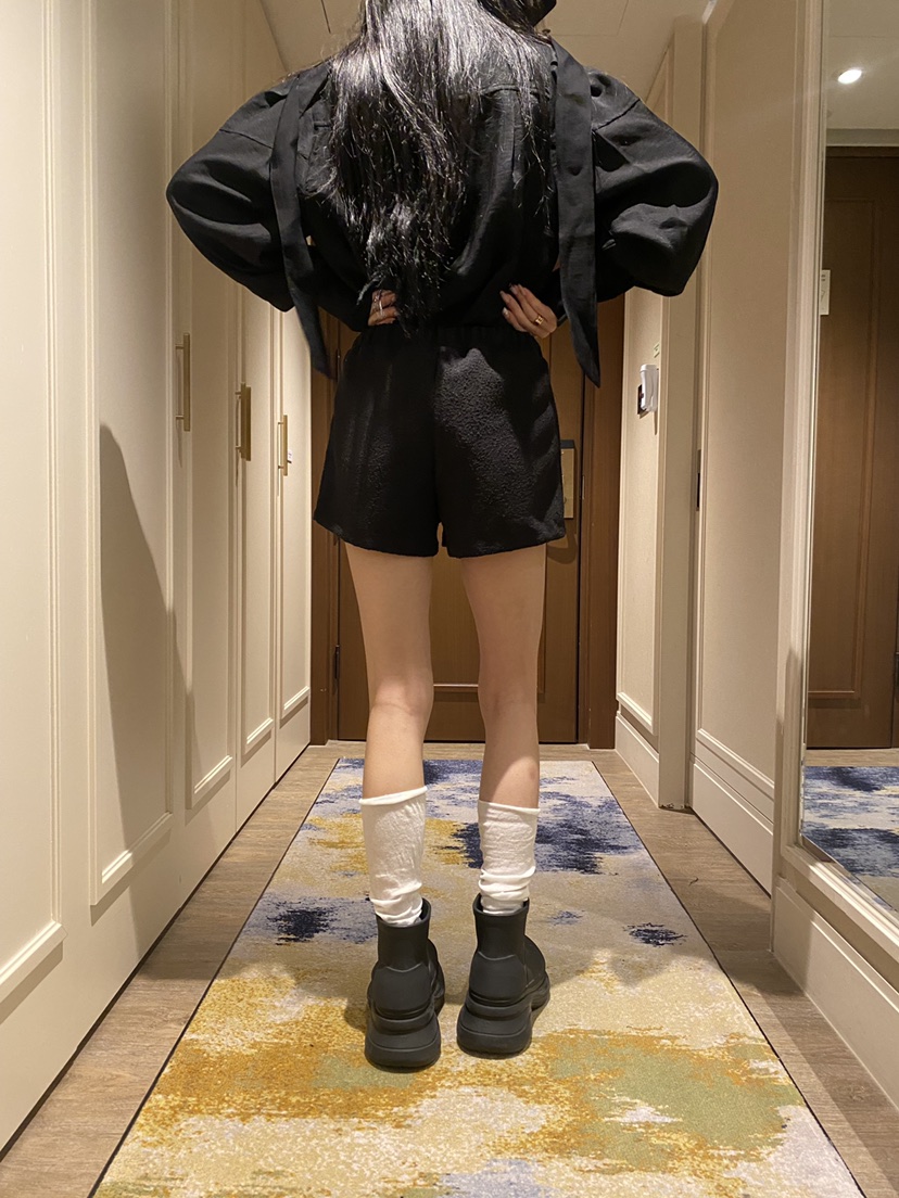 FOUREIGHT東大門直郵女士新品人氣休閑熱賣職業短褲粗花呢FOUR EIGHT短褲