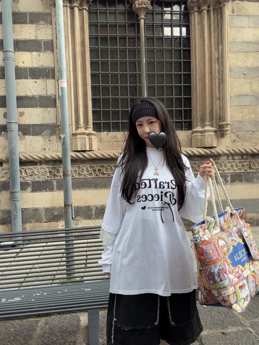 PALETTE-Q東大門實拍女裝新品人氣真品時尚熱賣推薦長袖T恤PALETTE-Q長袖T恤